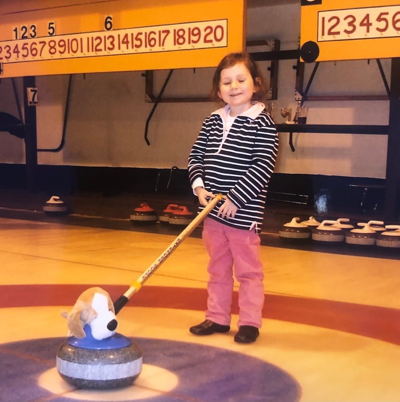 Wearing Great Britain on the junior international curling stage