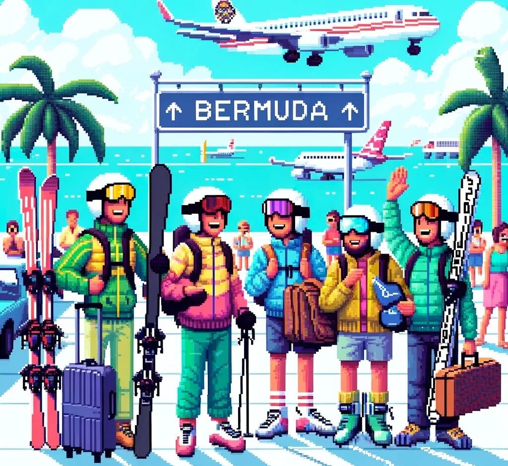 Bermuda Snow imagined in 1988
