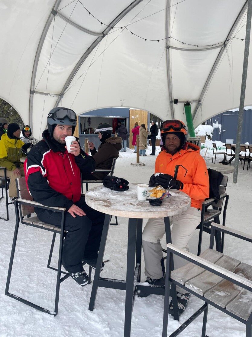 Bermuda Snow trip photo on a bright winter day in Toronto