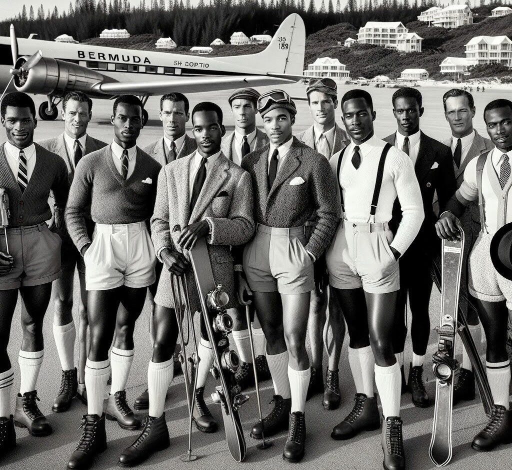 Bermuda Snow imagined in 1955