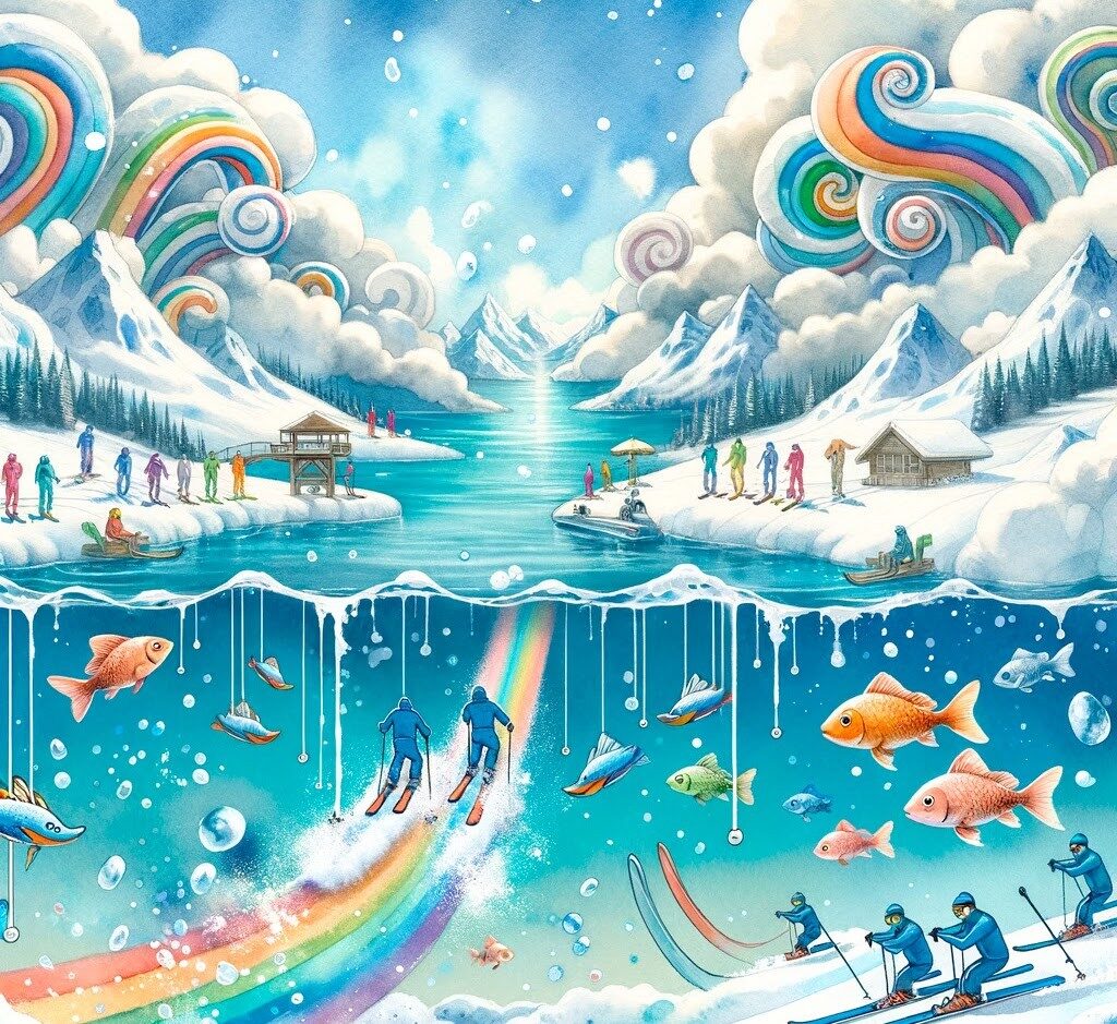 Bermuda Snow imagined in 3000